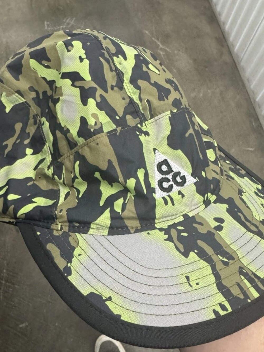 Nike ACG Fly 5 Panel Unstructured Cap Olive Flak Camo Green FB6529-339